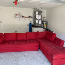 Red Sectional 