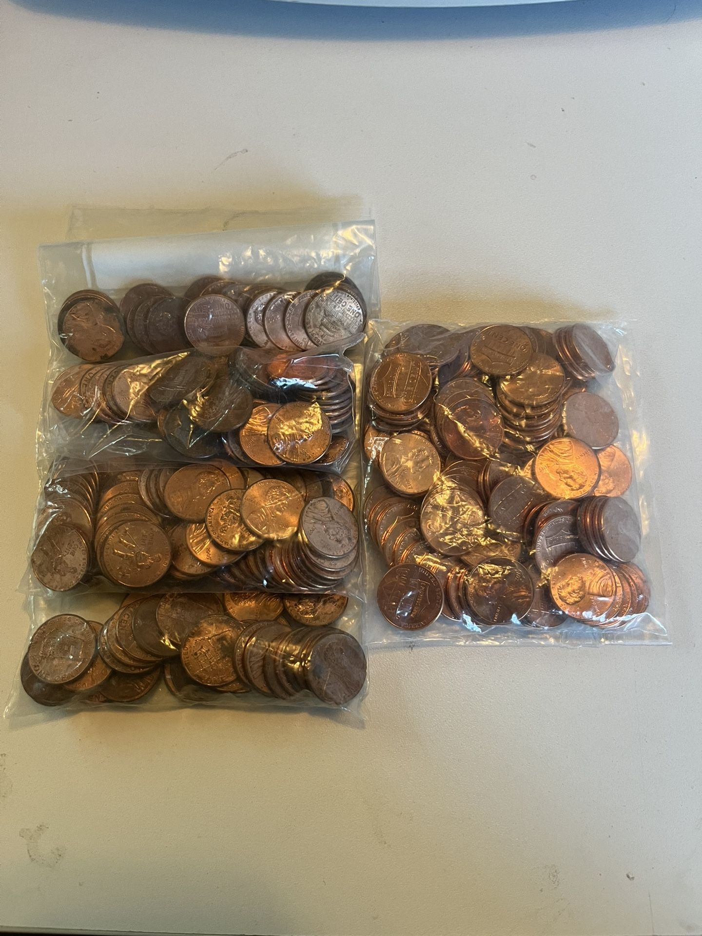 25 oz of 2009 Commemorative U.S. Pennies And 2017 P Pennies