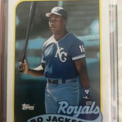 Bo Jackson - 1989 topps baseball card