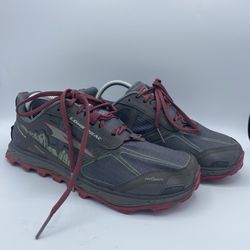 Women's SZ 10 M ALTRA Lone Peak 4 Trail Running Shoes Zero Drop Gray AFW1855F-6