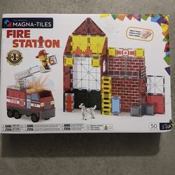 Magna-Tiles Fire Station 50-Piece