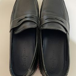 Men’s Size 11 Medium Cole Haan Black Leather Loafers New