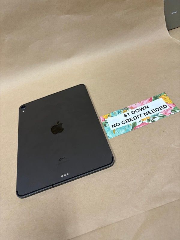 Apple IPad Pro 11inch 1st Gen Tablet - Only $1 Today Pay The Rest Later!