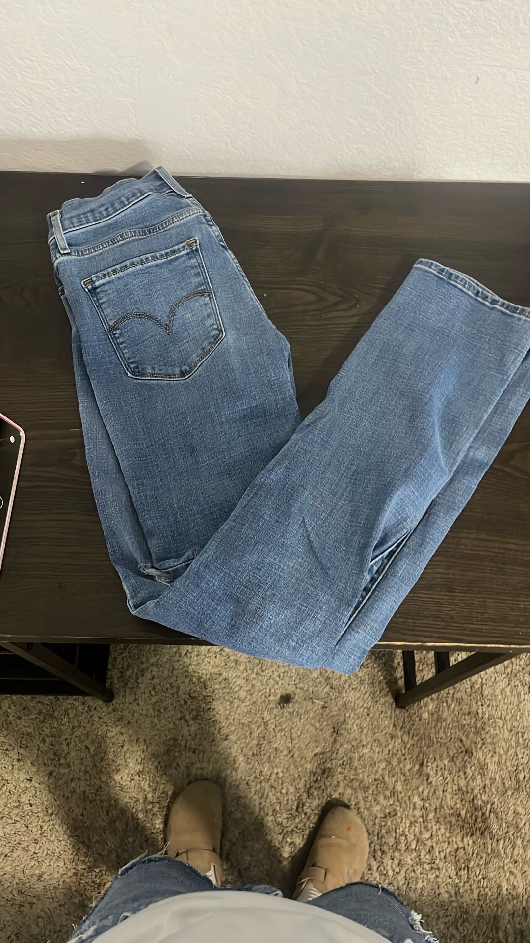Levi’s High Rise Straight Jeans