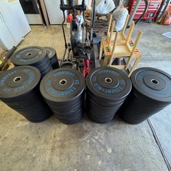 Bumper Plate Weights - 45lbs - Brand New