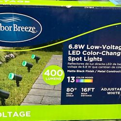 4 Pack Color Changing Spot Lights