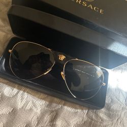 Versace Aviator Sunglasses 