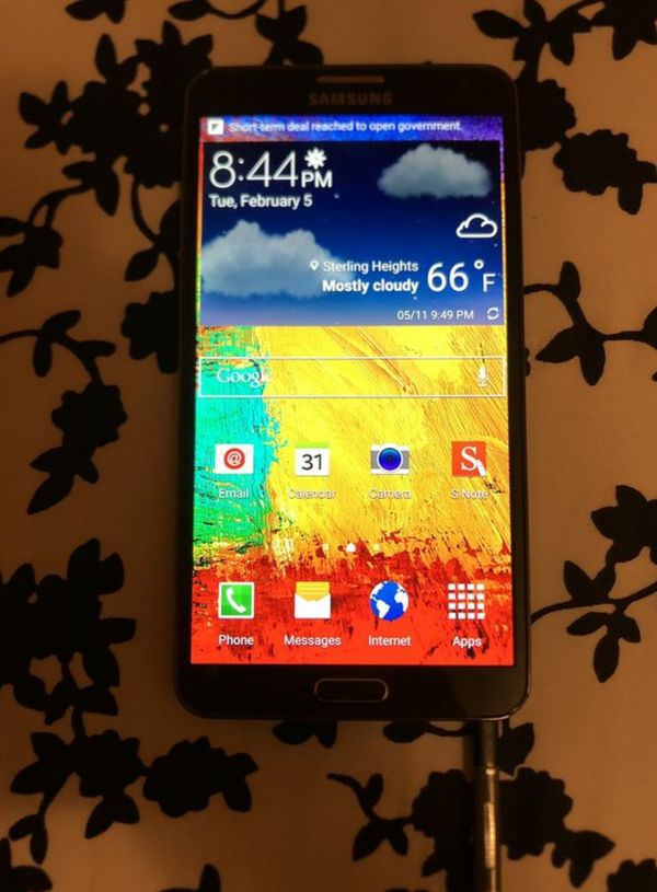 Samsung Galaxy Note 3 Unlock For Any Carrier 32gb Ready To