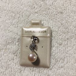 Real Silver Real Pearl Pendent