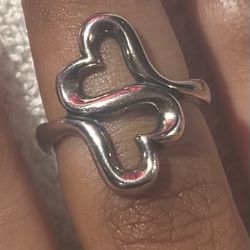 James Avery 2 Heart Ring 