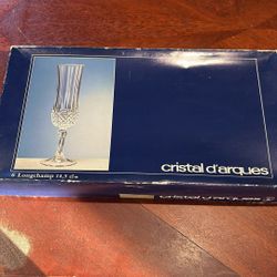 Cristal D’arques Champagne Flutes Set Of 6