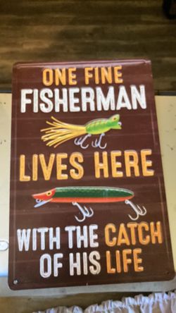 Fisherman sign