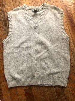 Wool sweater vest