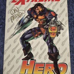EXTREME HERO SIGNED BY DAN PANOSIAN 1994 NM IMAGE COMICS SHORTS