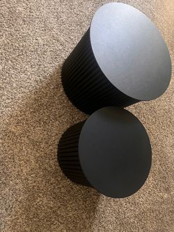 2 modern coffee tables wood