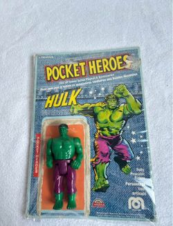 MEGO Pocket Heroes Hulk - RARE Denim Card