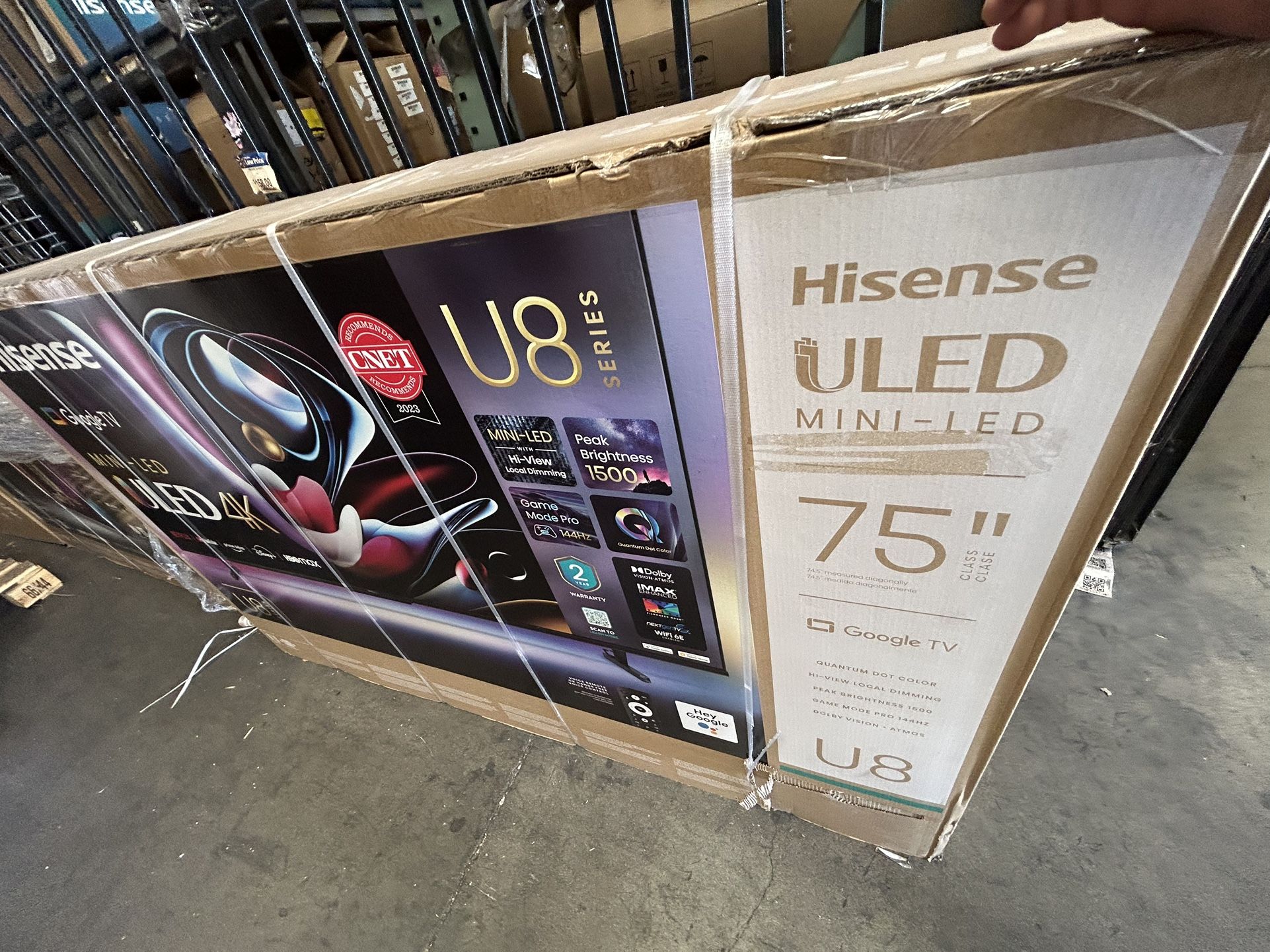 75” Inch Hisense Mini-LED ULED 4K