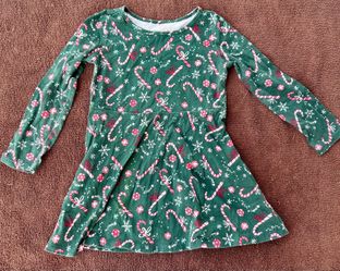 The Children's Place 2T Christmas Candy Cane Dress