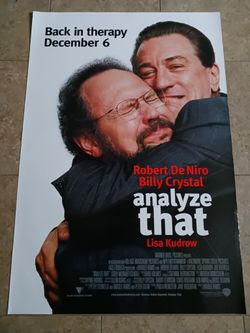 Analyze That - Movie Poster With Robert DeNiro As Paul Vitti And Billy Crystal