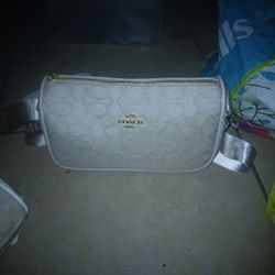 Tan Coach Purse