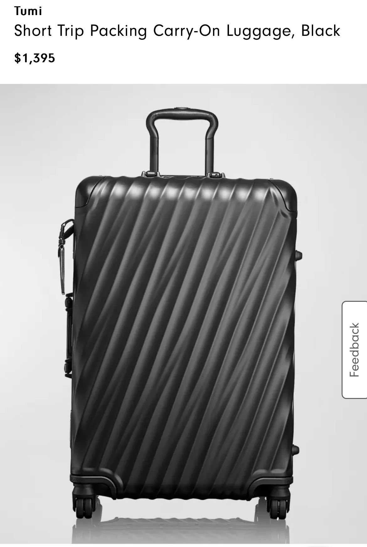 TUMI Short Trip Packing Carry-On Luggage 