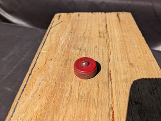 1950s Coleman lantern red fuel cap