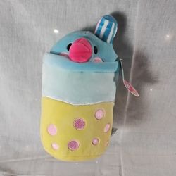 Puchi Gumi Mango Blue Magpie Plush 8 in
