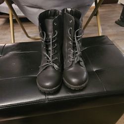 Girls Black Boots