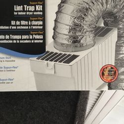 Deflect-o lint trap for dryer