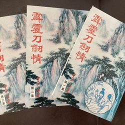 霹靂刀劍情 雲中岳 武俠小說 Chinese Kung Fu Wuxia Story Books