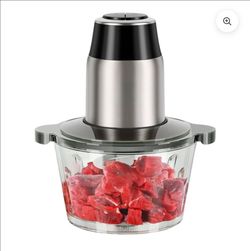 🔥New 8-Cup Food Processor with Glass Bowl and Stainless Steel Blades, 450W ( reseda Ca)