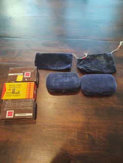 Two Vintage Pocket Warmers w/ 36 Fuel Sticks