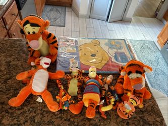 Vintage Tigger Plush and PlaceMat Set