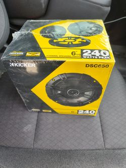 Kicker speakers