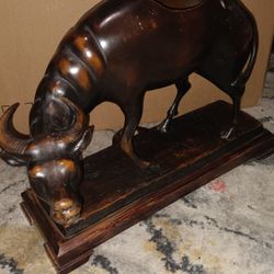 Bronze Bull  Sculpture 