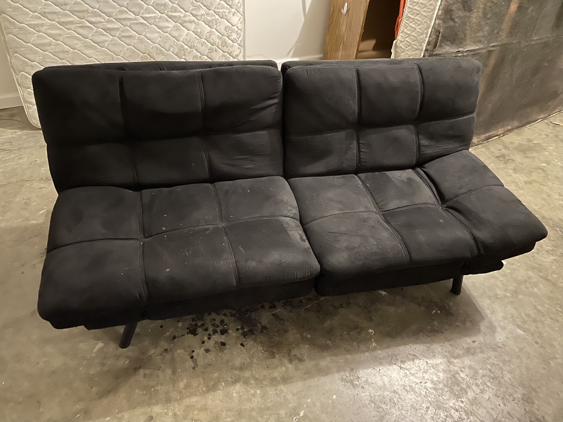 Black Futon couch