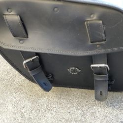 Viking Hard Leather Saddlebags