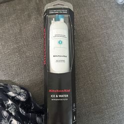 KitchenAid Refrigerator Ice and Water Filter 3 - KAD3RXD1, Single-Pack, Aqua