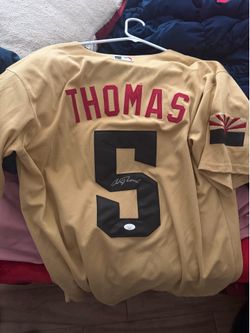 Alek Thomas autographed dbacks jersey certified