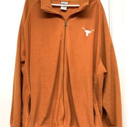 Texas Longhorn Fleece Jacket Size XXL