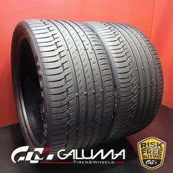 Set of 2 Tires LikeNEW Continental PremiumContact 6 ★ 315/30R22 No Repairs 96592