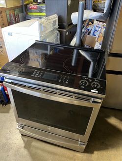 Cooktop Oven - GE Profile 30" 5.3 cu. ft. INDUCTION Slide-in Range with Convection, No Preheat A