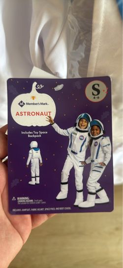 Member's Mark Kids Astronaut Halloween Costume Size S (4-6)