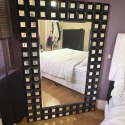 Black 5ft Tall Floor Mirror/ Wall Mirror