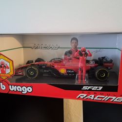 NIB Ferrari SF-23 #16 Charles Leclerc "F1" with Driver Figure 1/24