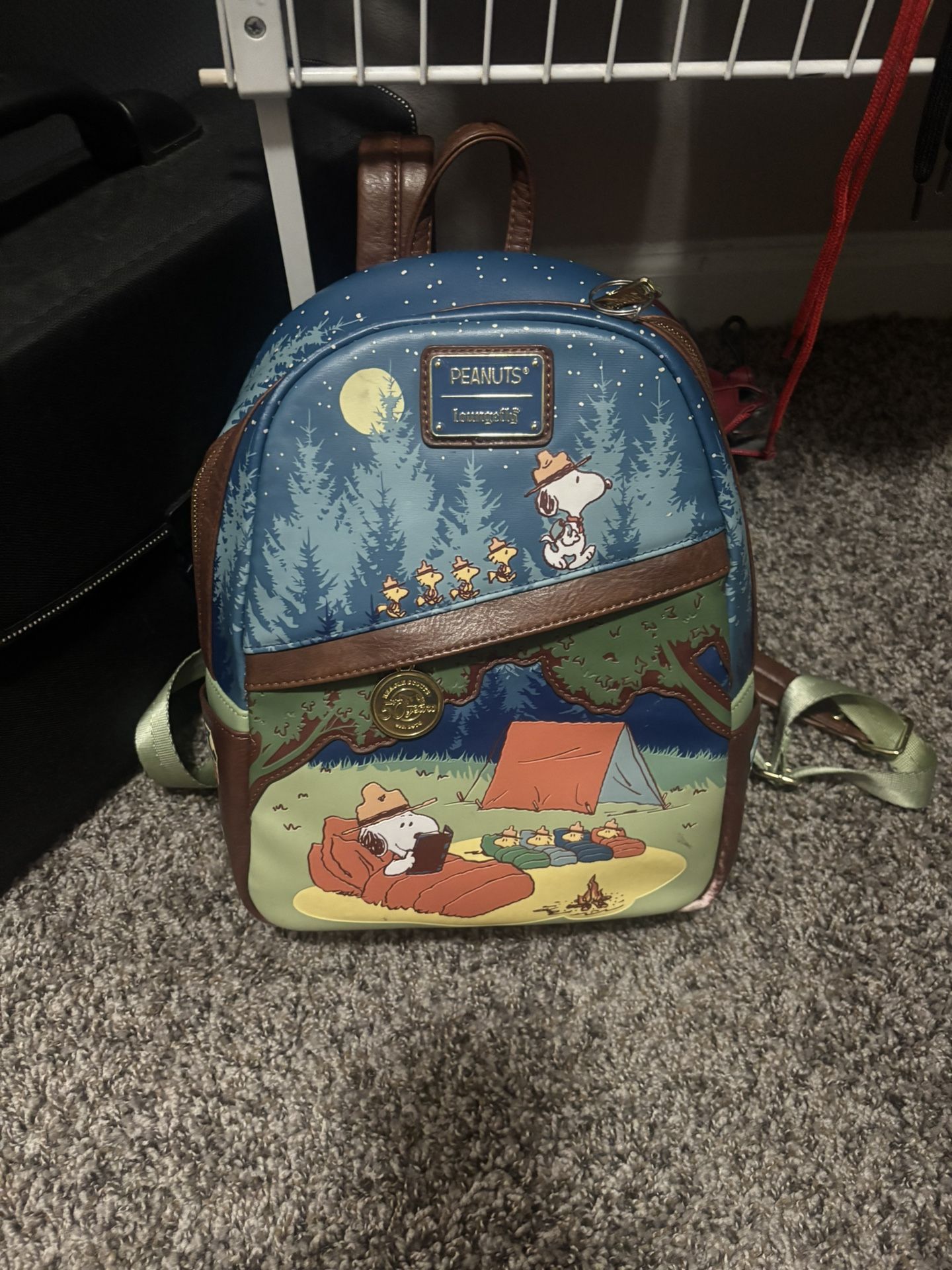 Loungefly Peanuts Beagle Scouts 50TH Anniversary MINI Backpack