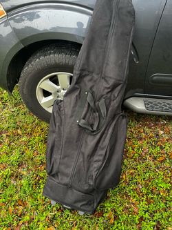 Black Rolling Golf Travel Bag