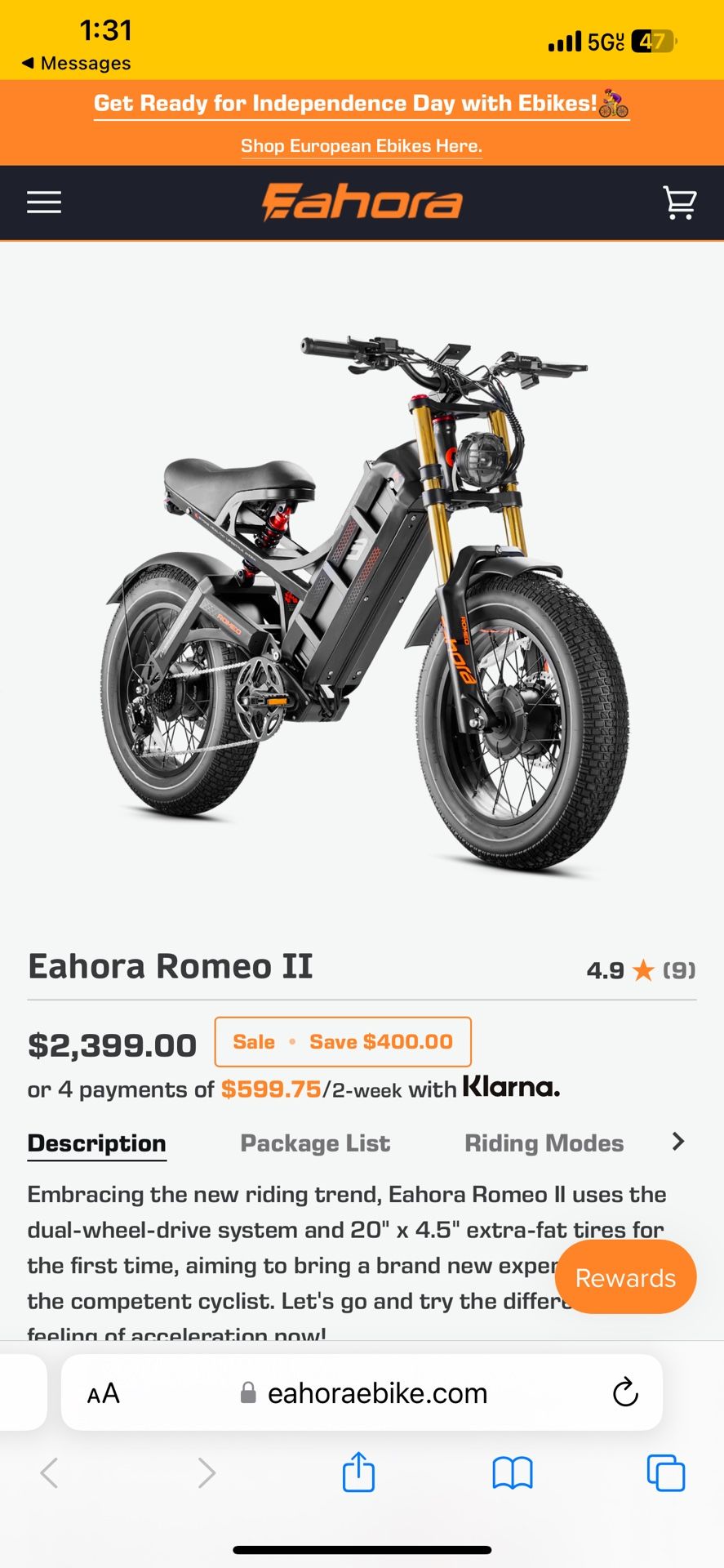 Eahora Romeo II