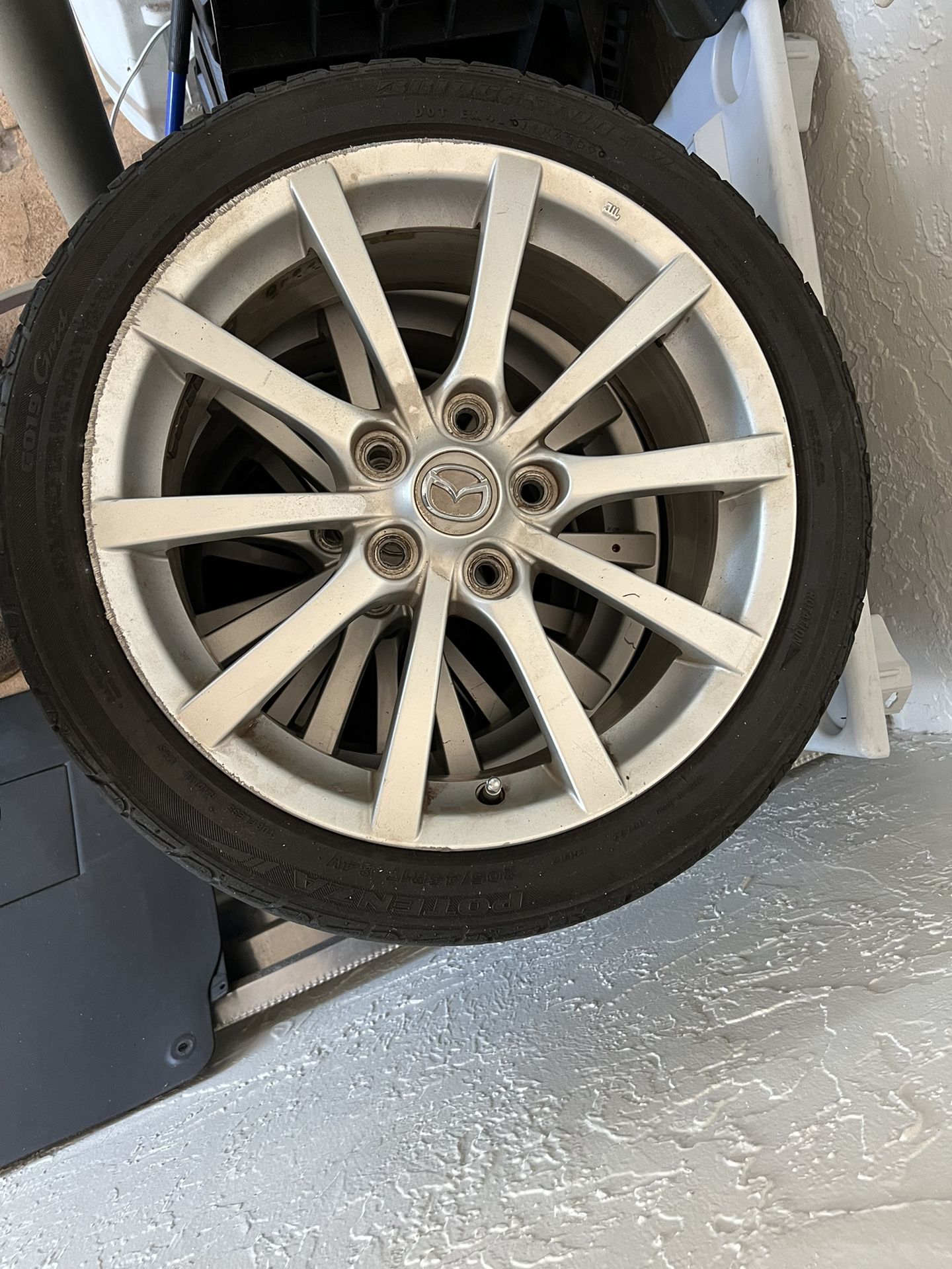 NC Miata OEM Rims With Tires! (minor Curb Rash)