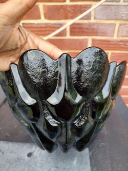Black Display Bowl 6.5 H x 10.5 Across